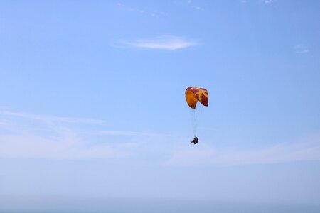 Sky parachute outdoor