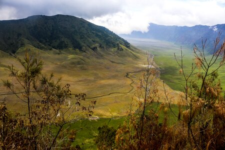 Highlands the landscape beautiful photo