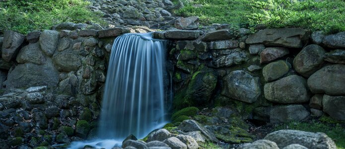 Waterfall soft water natural stone Free photos