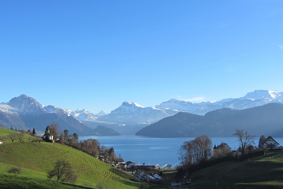 Weggis alpine mountains