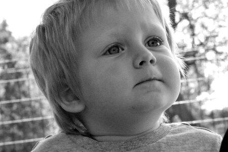 Child expression facial