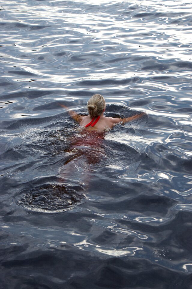 Lake splash finland
