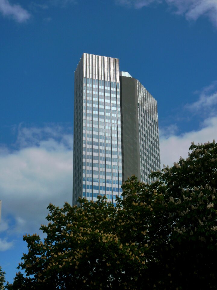 Building glass office