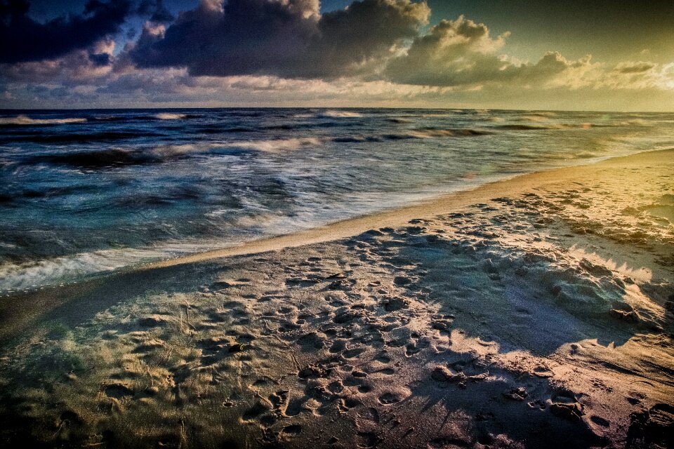 Twilight sand clouds