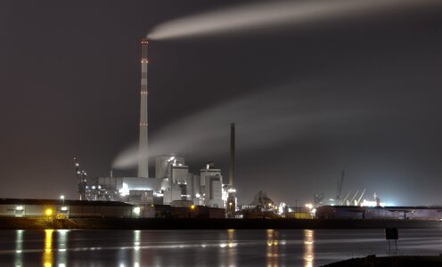 Dusk city industry