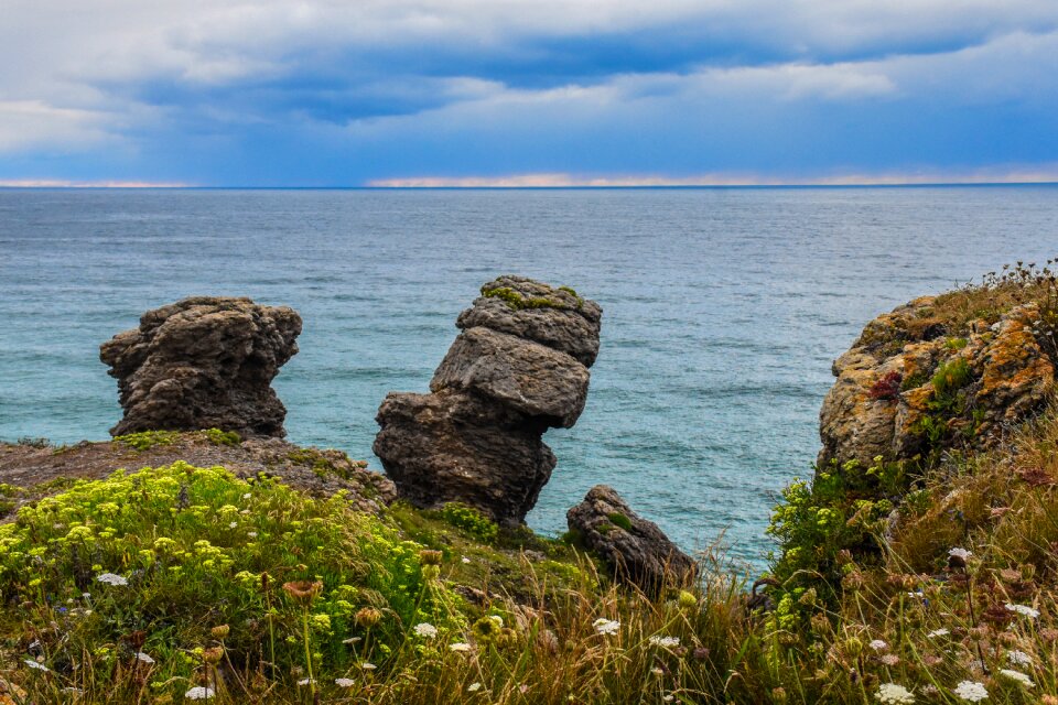 Rock landscape sky
