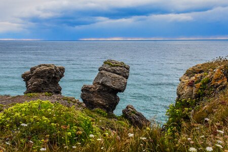 Rock landscape sky