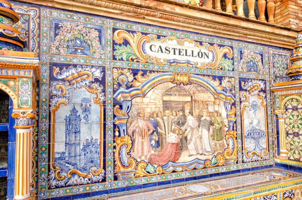 Tile architecture ornament