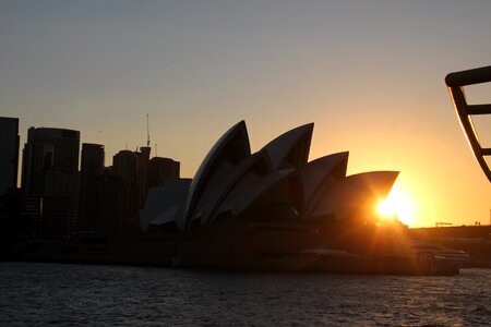 Australia sunset opera house photo