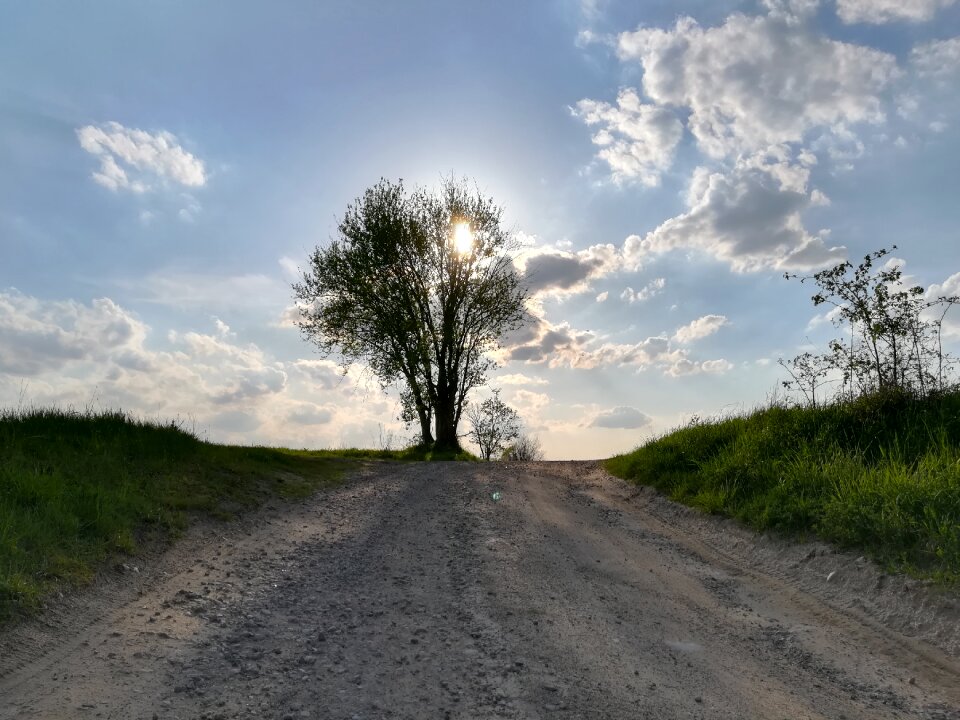 Landscape panoramic sky