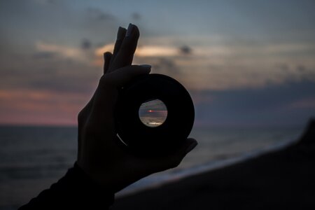 Sky sea panoramic