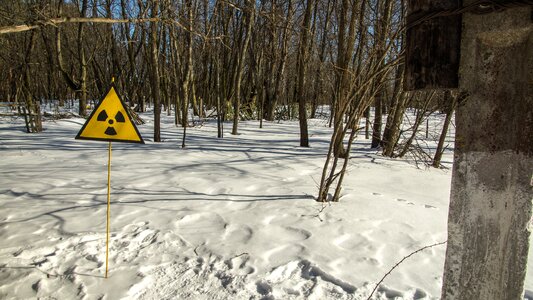 Snow exclusion zone winter photo