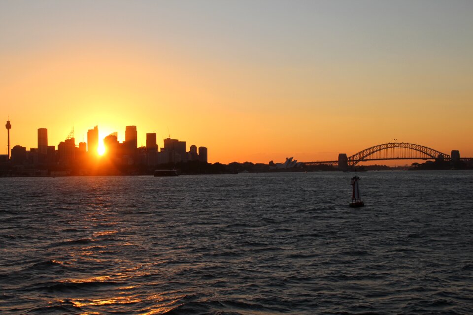 Australia sunset opera house