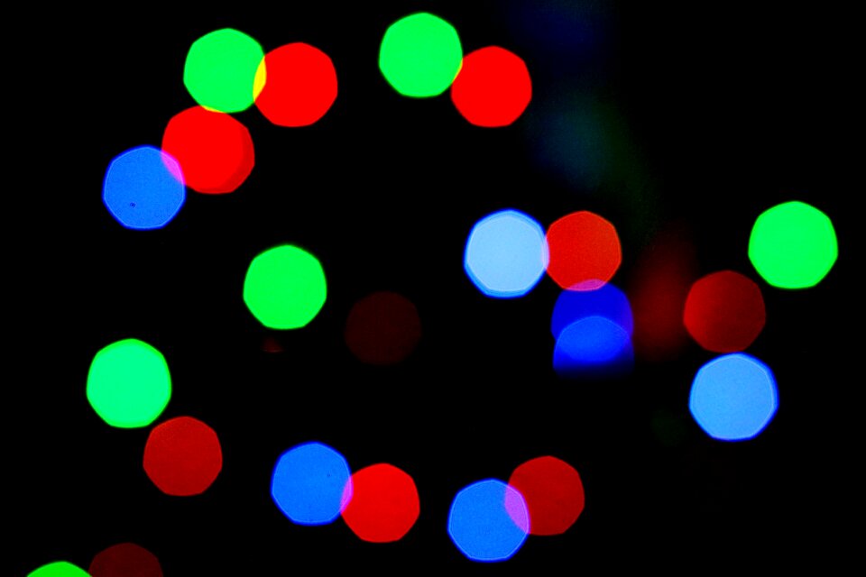 Shining abstract christmas photo