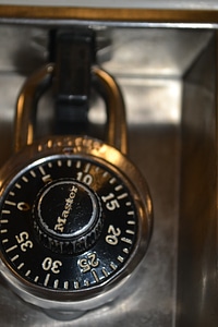 Master lock storage safe
