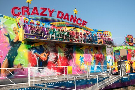 People carnival amusement park