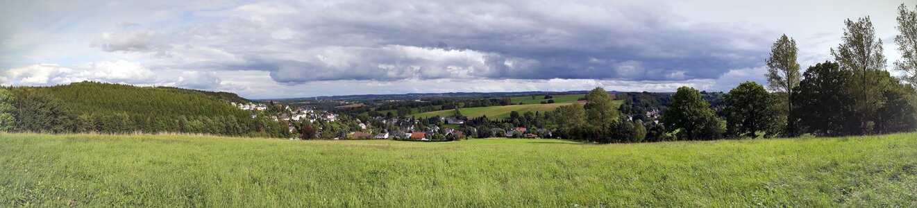 Nature panoramic image landscape photo