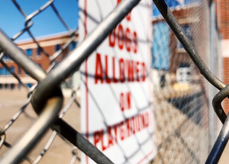 Playground security chain link