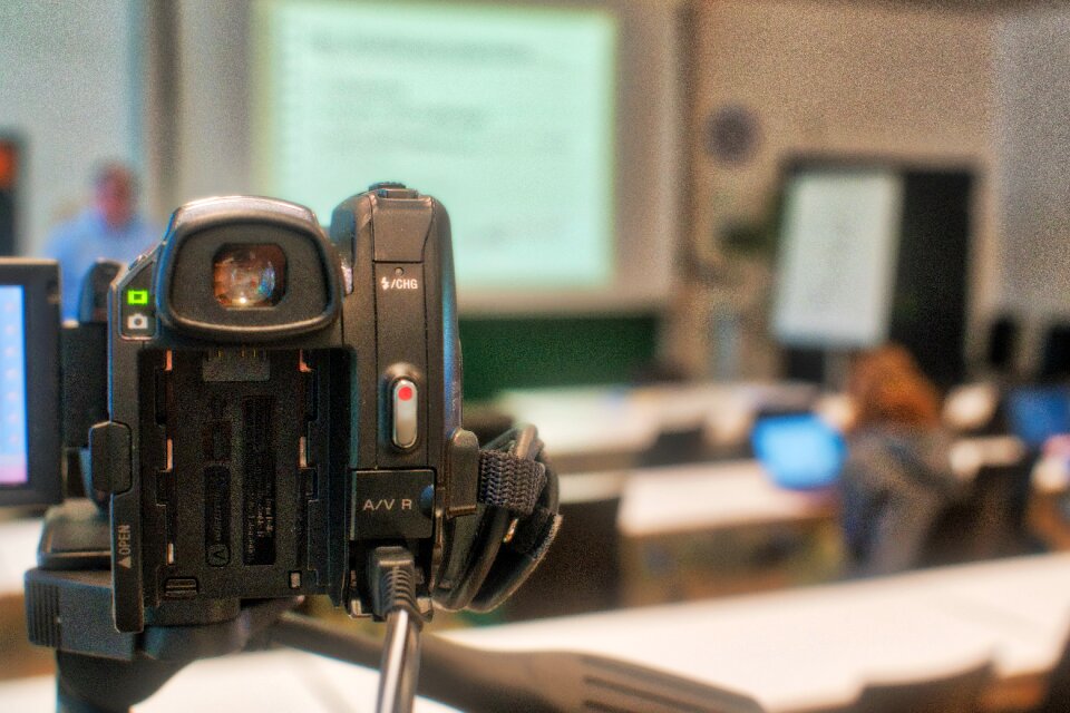 Video lecture hall video recording