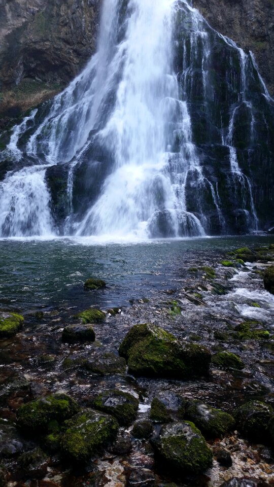 River stream blue waterfall