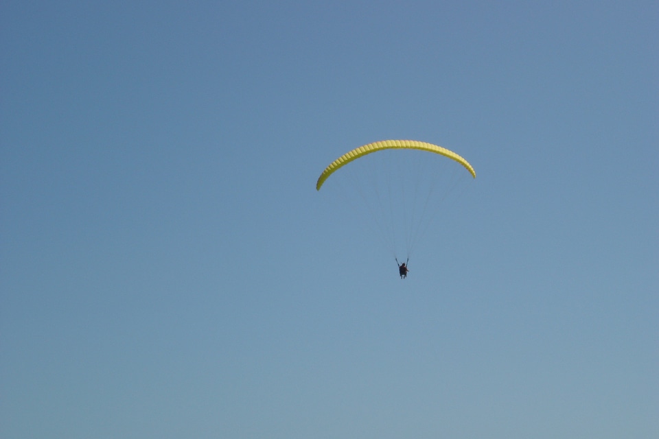Landscape risk paragliding