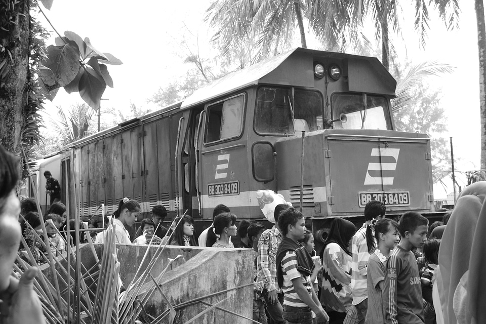 Transport railroad people photo