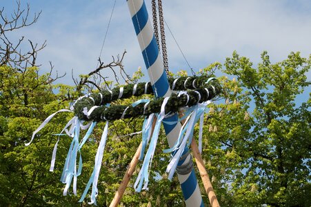 Nature tree maypole