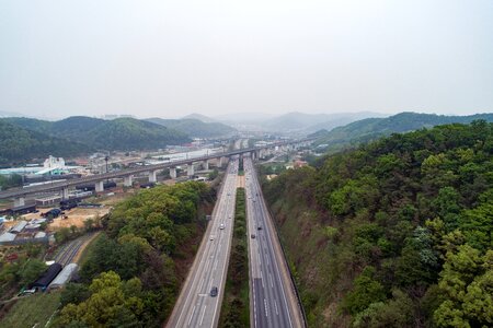 Mountain highway road photo