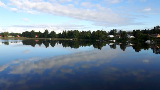 Nature river sky photo