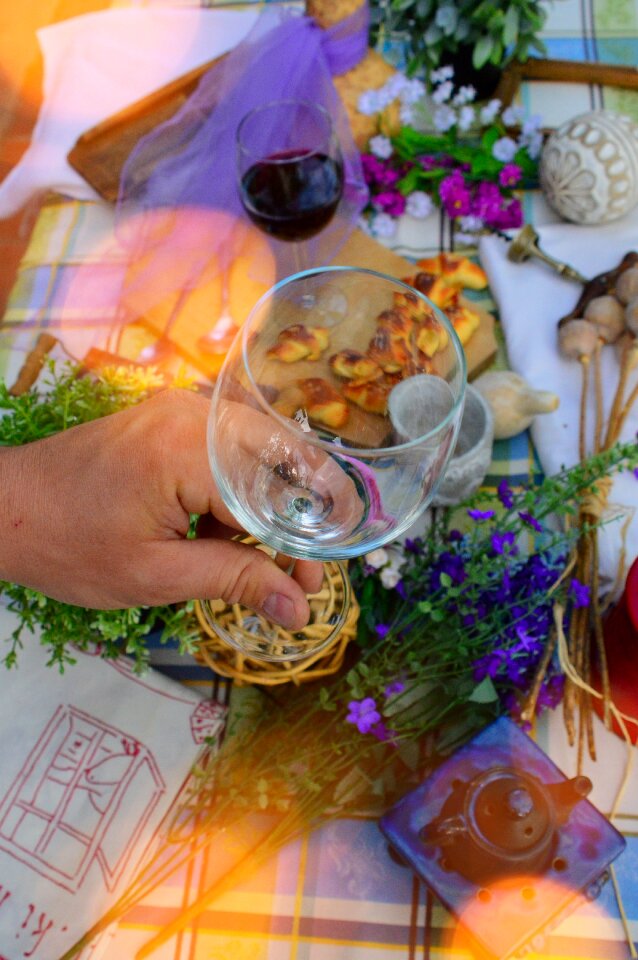 Healthy color wine
