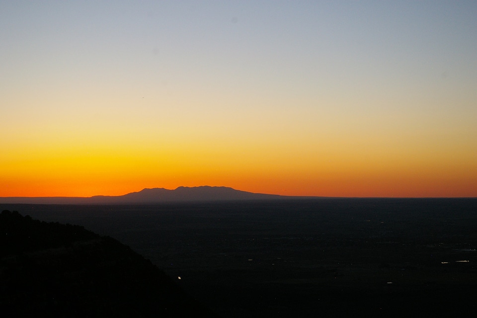 Orange sky mesa verde national park