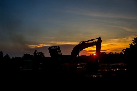 Excavator project Free photos