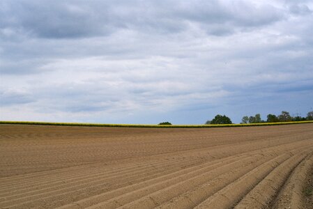 Arable agriculture field