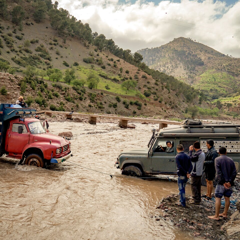 Transport automobile mountain