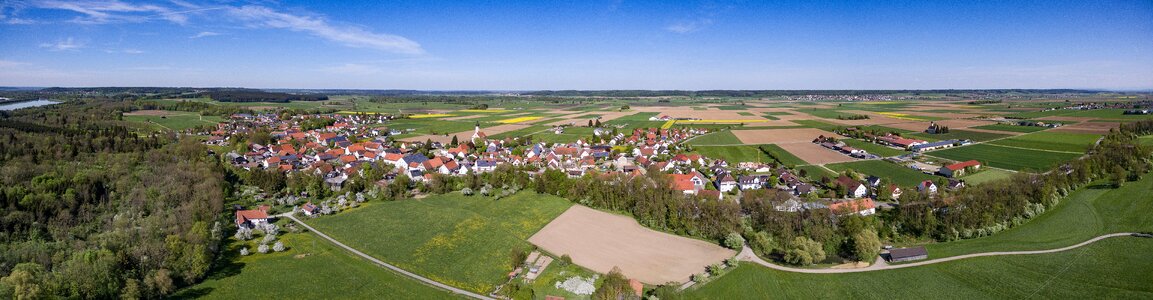 Nature panoramic image landscape photo