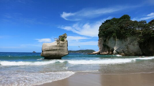 Nature beach rock photo