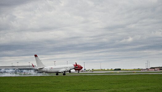 Aircraft airport sky