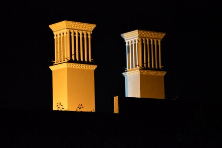 Architecture air towers iran