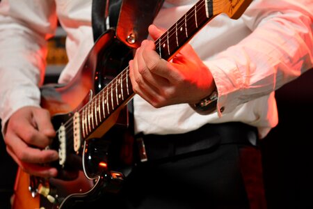 Instrument guitarist stage photo