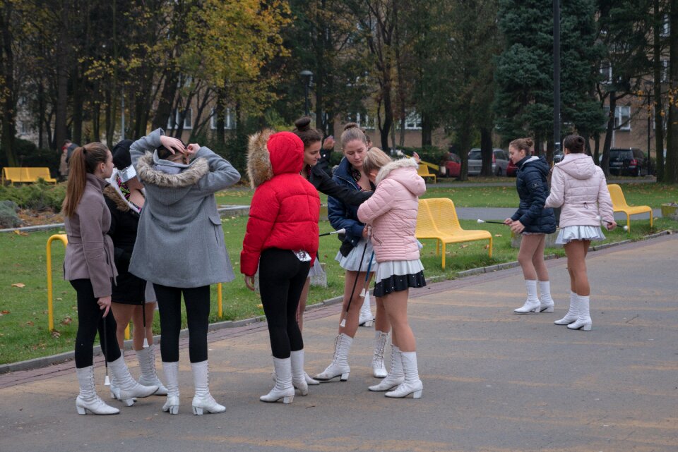 People girls majorettes