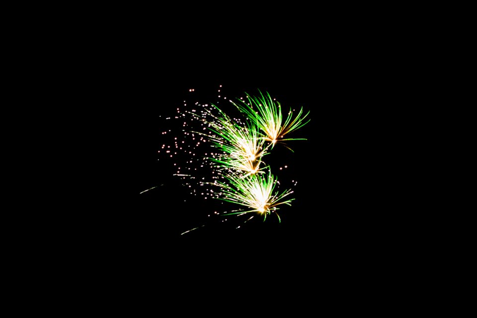 Fireworks the darkness the ceremony