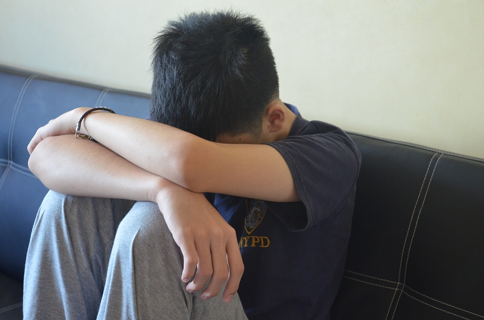 Person young sadness