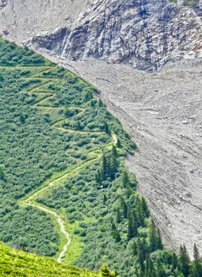 Mountain travel landscape