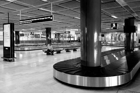 Luggage conveyor transportation traveler photo