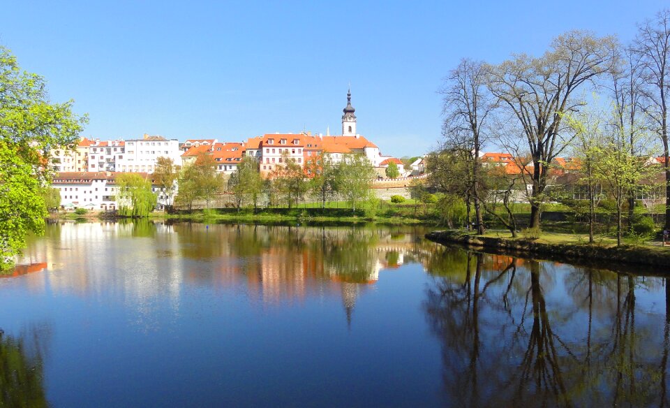 Reflection river spring