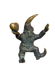 Statue bronze wroclaw gnome