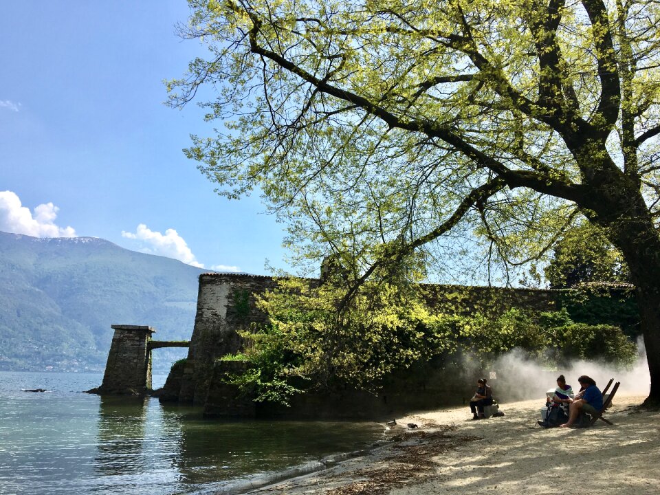 Landscape river brissago