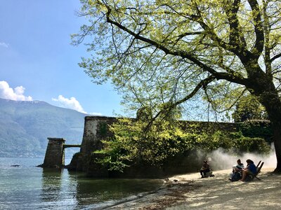 Landscape river brissago