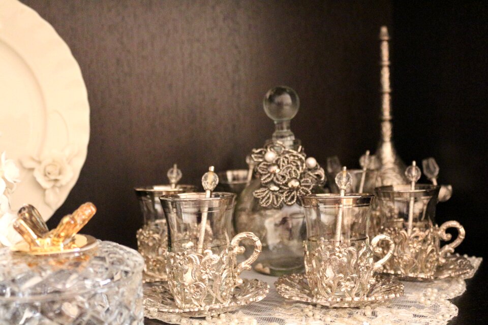 Glass antique elegant