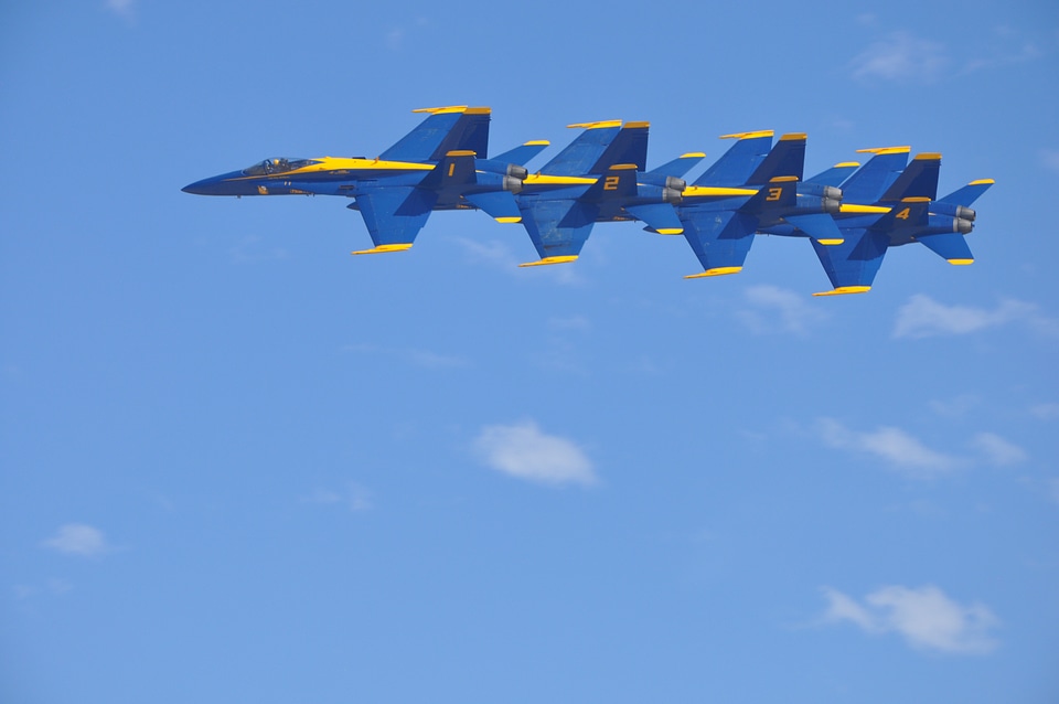 Flight aircraft flying